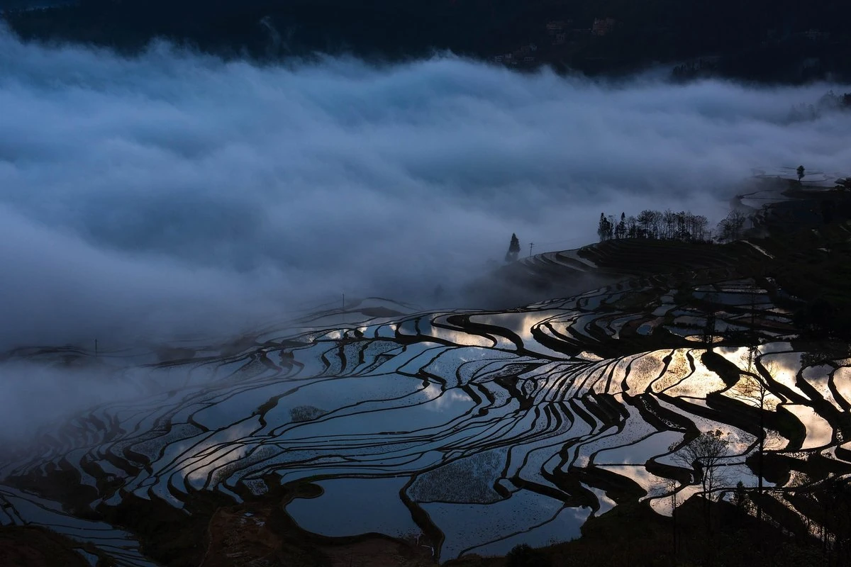 Yuanyang Rice Terraces — Yuanyang County, Yunnan Province Cultural (spot card)